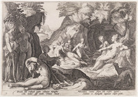 KG 02491
<br/>
Metamorfosen: Diana en Callisto
<br/>
<em>Anoniem NL (16de - 17de eeuw)</em>